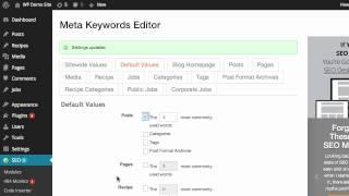 Managing Meta Keywords with SEO Ultimate for WordPress