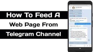 Telegram RSS Feed Bot | How To Read Website Feeds From Telegram Channel And Group