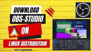 Install OBS Studio in Linux! | Obs-studio for Ubuntu/Debian/Arch obs-studio for screen recording