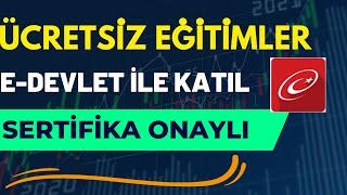 E-Devlet İle Ücretsiz Sertifakalı Eğitim Nasıl Alınır ? E-Devlet Onaylı Sertifika | Btk Akedemi