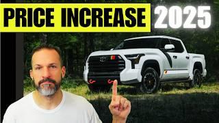 2025 Toyota Tundra Price Increase & New Features. It's Amazing...