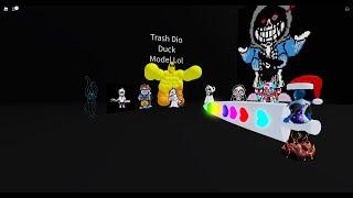 Undertale 3D Boss Battles All D7 Bosses (Cuts PerDeath) [ROBLOX]