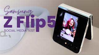 Samsung Z Flip 5 SOCIAL Media test: IG, Tiktok, Snapchat!