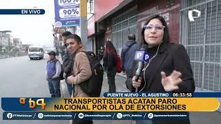 “Presidenta y ministros no sirven para nada”, asegura pasajero en medio del paro de transportistas