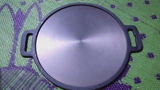 Bharat agencies cast iron  dosa tawa unbox review