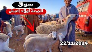 اليوم من سوق الجمعة أولاد إعيش جهة بني ملال 22/11/2024 مع تمن