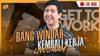 BEKERJA DI MOMENT LIBURAN BERSAMA WINDAH BASUDARA | RRQ WINDAH LIVE STREAMING