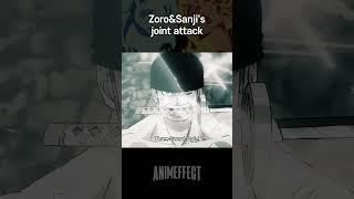 Zoro and Sanji's joint attack! #onepiece