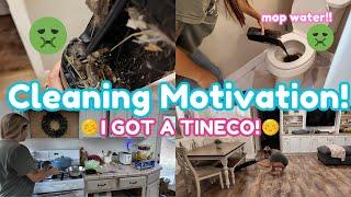 *NEW* REAL LIFE MESSY HOUSE CLEANING USING MY NEW TINECO!