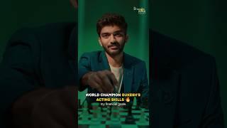 World Champion Gukesh's Acting Skills ️#chess #gukesh #shorts