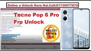 Tecno Pop 6 Pro Frp Unlock By Android Multi Tool