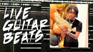 I RECORDED LIVE GUITAR FOR MY BEAT! | Beat cook up with real guitar | FL Studio Tutorial