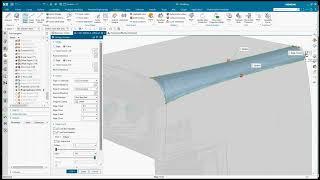 NX CAD - Bridge Surface