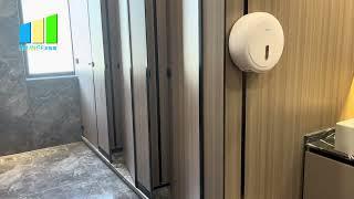 Customized Toilet Partition Wall with Fire Resistance and 304 Stainless Steel Hardware