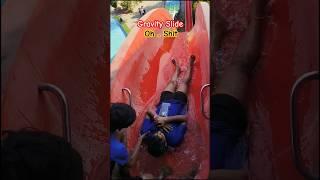 Gravity Slide gone wrong #trending #waterpark #shorts #fun  #ytshorts