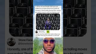 50 Cent's Savage Troll Move: Buying 200 Ja Rule Tickets Just to Leave Them Empty!  #shorts #50cent
