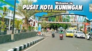 Perjalanan ke Pusat Kota Kuningan Jawa Barat Indonesia