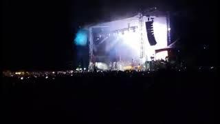 Slipknot playing louder(overlapping) MGK at Chicago's Riot Fest Sunday 9/19/21.