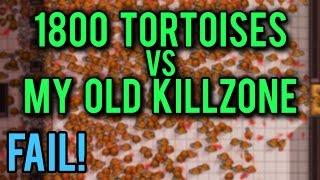 FAIL! - 1800 Tortoises vs My Old Killzone (RimWorld Versus / Duel)