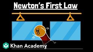 Newton's first law | Physics | Khan Academy