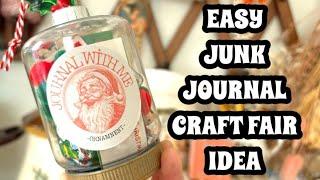 Easy Junk Journal Craft Fair Idea for Beginners / Dollar Tree Craft / What Supplies You Need / 2024