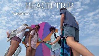 BEACH TRIP *chaotic* | vlog