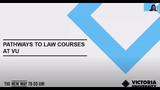 Pathways to Law courses