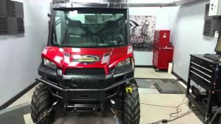 Evolution Powersports Polaris Ranger Tuned Dyno Runs with Maximum Throttle Opening