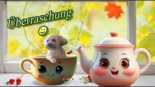 Überraschung am Montag ️ und liebe Herbst - Grüße zum Wochenstart 