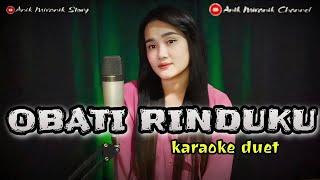 OBATI RINDUKU - Karaoke cowok duet dangdut koplo