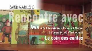 Atelier de contes à la librairie aux 4 Vents à Dakar