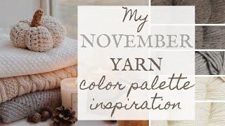 November Yarn Color Palette | Yarn Colors That Go Together in Autumn | Knit Picks Simply Wool