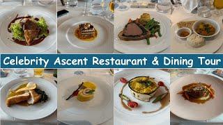 Celebrity Ascent | Restaurant & Dining Tour | May 2024