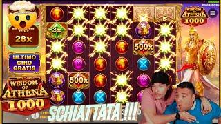 DISTRUTTA‼️ NUOVA WISDOM OF ATHENA 1000‍️ SLOT ONLINE  BIG WIN