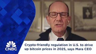 Crypto-friendly regulation in U.S. to drive up bitcoin prices in 2025, says Mara CEO