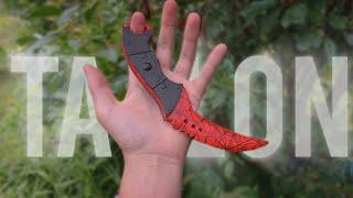 Как сделать нож коготь из КС? | TALON KNIFE 🩸"Bloody web" ️ CS2 DIY