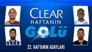 Trendyol Süper Lig 22. Haftanın En Güzel Golleri 2024/25 #Clear