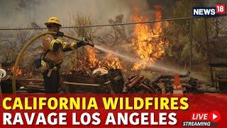 California Fires Live | Los Angeles Fire  News Today | LA Issues Evacuation Order | USA News | N18G