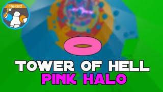 Getting the Pink Halo and the Maxed Badge | Roblox Tower Of Hell