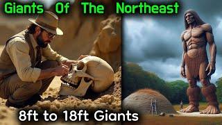8ft to 18ft Giants In Northeast America Hidden By The Smithsonian / Duhare Indians / White & Black