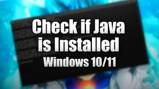 How to Check if Java is Installed on Windows 10/11