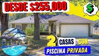 ¿CASAS BARATAS CON PISCINA PRIVADA? Desde los $255,000 Sin HOA ni CDD