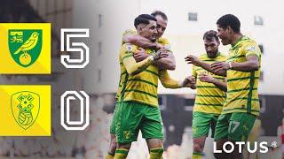 SCREAMERS FROM SARA AND SAINZ!! ️ | HIGHLIGHTS | Norwich City 5-0 Rotherham United