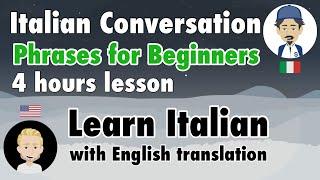 1000 Italian Language Conversation Phrases for Beginners (Learn in 4 hours)