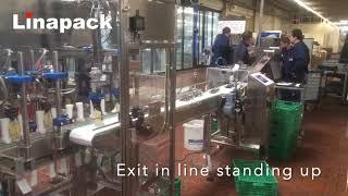 Linapack LFS linear pouch filling machine inline exit types