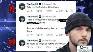 Famous Influencer ️TIM POOL states “Believing in God should be ILLEGAL”  in Mixed Message ‼️