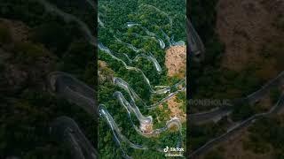 Valparai HairPin bends top view