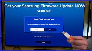 Samsung TV Firmware Update using USB, works on S90C and others