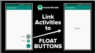 Link activity to Float button - Android Studio latest version