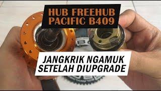 HUB FREEHUB PACIFIC B409 | REVIEW DAN UPGRADE SUARA JANGKRIK BOS!!!